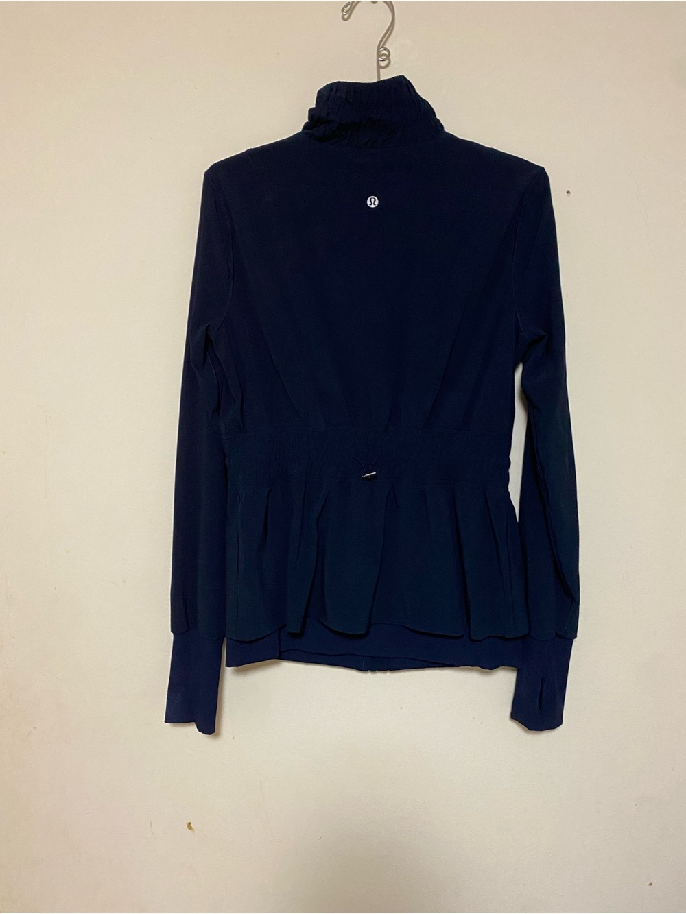 lululemon athletica Navy Long Sleeve Peplum Jacket